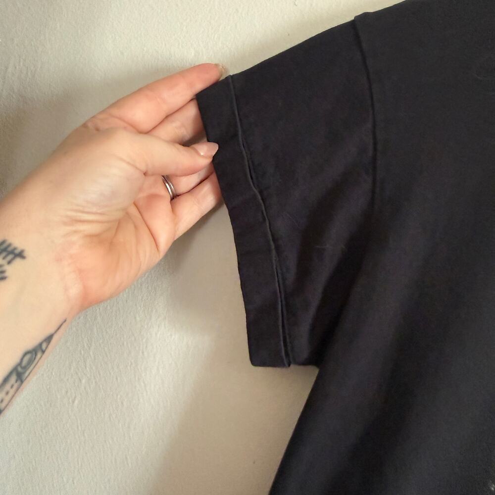 ALLSAINTS | Black Short Sleeve Lulu Anna Tee Shirt | Size 4 - Picture 4 of 6